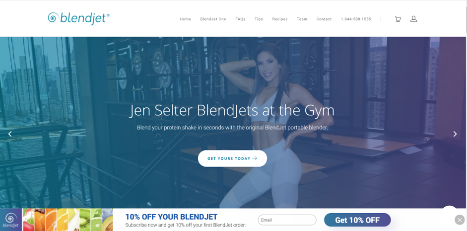 blendjet 07 1 - BlendJet generated 39.2% extra revenue with OptiMonk