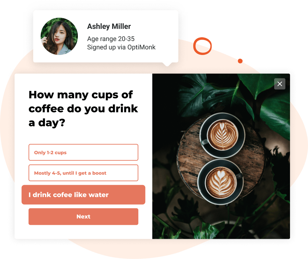 coffe popup min - Build your list