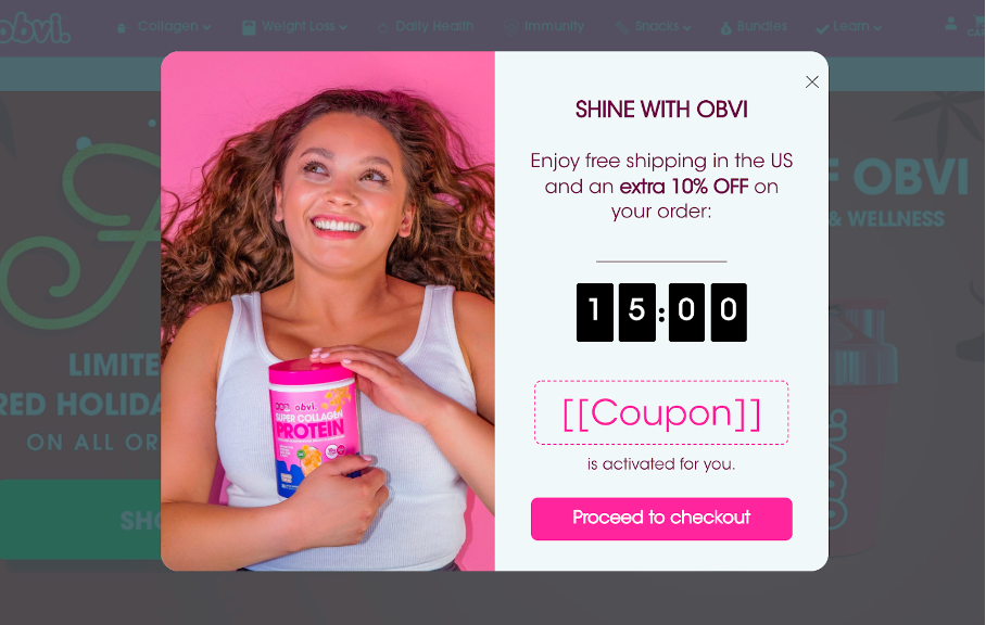 obvi case study 05 - How Obvi Boosted Their Black Friday Conversion Rates By 25%